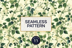 Ivy Floral Pattern | Vintage Botanical Leaf Texture Product Image 3