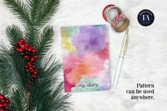 Watercolor Wash Digital Paper | Seamless Rainbow Texture Product Image 4