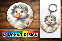 Circle of Joy Keychain Sublimation, Goose Product Image 1