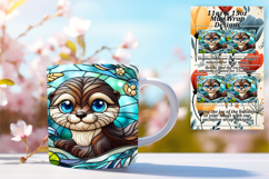 Sweet 15oz Mug Wrap Png Design , Animals Product Image 1