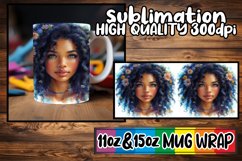 Inspirational Woman Portrait 11oz &amp; 15oz Mug Sublimation Col Product Image 1