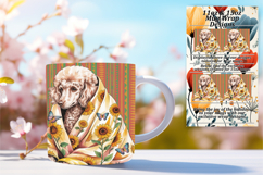 Gorgeous Png Mug Wrap Design 15oz , Cute Dog Product Image 1