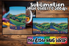 Scenic Nature Tumbler Wrap Sublimation for 20oz Cups Product Image 1