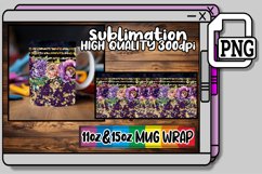 Vibrant Leopard &amp; Floral Fusion Mug Covers 15oz 11oz Product Image 1