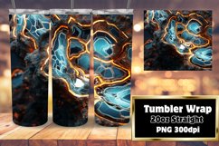 Geode Agate 3D Tumbler 20oz Glitter Sublime Product Image 1
