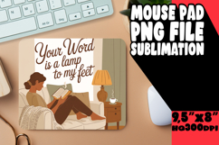 Sweet Mouse Pad Design Sublimation, Religious Product Image 1