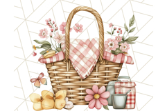Cottagecore Kitchen Clipart, Vintage Country Floral Kitchen Product Image 5