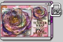 Gilded Floral Serenity 20oz Tumbler Collection Product Image 1