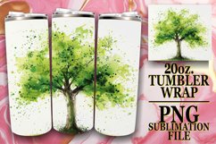 Vibrant Dynamic Blossom Chic Nature's Tumbler Wrap Product Image 1