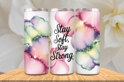 Positive Affirmations 20oz Tumbler wrap Inspirational Quotes Product Image 1