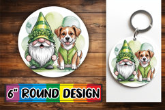 Sweet Circle Coasters Design PNG, St Patricks Product Image 1