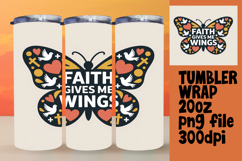 GREAT GIFT 20oz Tumbler Wrap , Religious Product Image 1