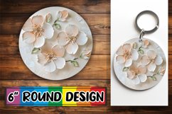 Petal Dreams: Sublimation Circle Design Product Image 1