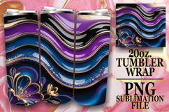 Joyful smiles 20oz tumbler wrap, Pattern Product Image 1