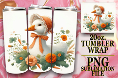 Uplifting Moments 20oz tumbler wrap, Goose Product Image 1