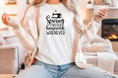Funny Sewing Quote SVG For Sewist | Housework Whenever Product Image 3