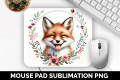 Cute Animals Mouse Pad Bundle, Sublimation Mouse Pad PNG Product Image 8
