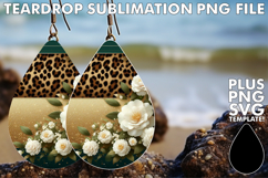Joyful TEARDROP Earrings Gift Ideas, Leopard Prints Product Image 1