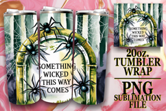 Luminous moments 20oz tumbler wrap, Halloween Product Image 1