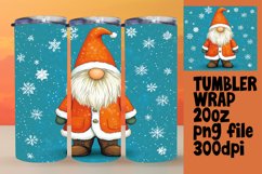 Christmas Gnome Wrap for 20oz Tumblers Holiday Design Product Image 1