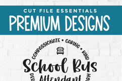 School Bus Attendant svg - a SchoolBus monitor design Product Image 5