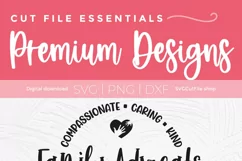 Family Advocate svg with round circle for men or women Product Image 5