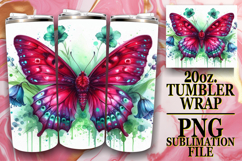 BRIGHT HORIZONS 20oz TUMBLER WRAP, Butterfly Product Image 1