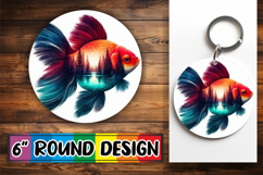 Whimsical Round Design Ornaments, Animals Art Product Image 1