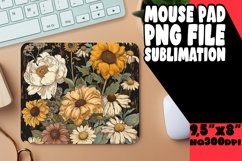 Vibrant Spring Blossom Sublimation Mouse Pad Product Image 1