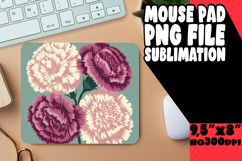 Whimsical Desk Pad Sublimation, Flowers Product Image 1