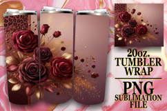 WHIMSICAL GIFT 20oz TUMBLER WRAP, Leopard Prints Product Image 1