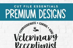Vet Receptionist svg, a Veterinary receptionist svg with paw Product Image 5