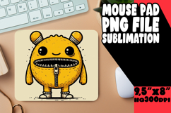 Enchanted Mouse Mat Sublimation, Monster Product Image 1