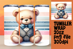 VIBRANT 20oz Gift Tumbler Design , Teddy Bear Product Image 1