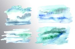 Winter constructor. Watercolor elements set Product Image 7