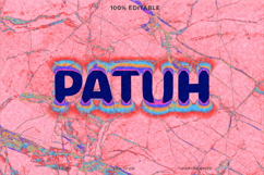 Text with Colorful Outline Effect Product Image 1