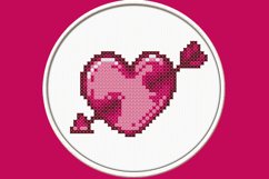 Cupid&#039;s Arrow - PDF Cross Stitch Pattern Product Image 1