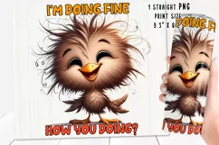 Funny bird quote Tumbler Wrap|PNG, 20 oz. Product Image 2