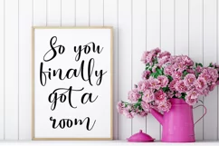So you finally got a room, funny quote SVG. Cut file. Product Image 3