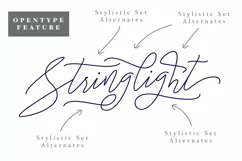 Stringlight Typeface - Free Font of The Week Product Image 4