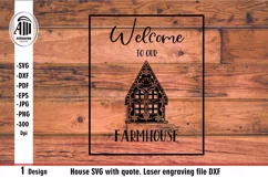 House quotes SVG. Welcome to our Farmhous Laser engraving. Product Image 2