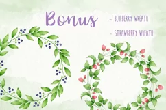 Watercolor Woodland Animals Clipart Graphics Product Image 5