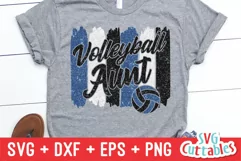 Volleyball SVG | Volleyball Aunt | Shirt Design Product Image 1