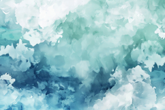 Blue Watercolor Background Wallpaper Product Image 1