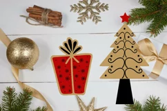 Christmas Clipart I Christmas Overlays I Holiday Graphics Product Image 3