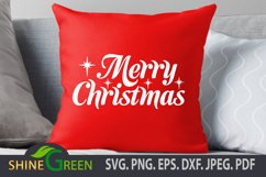 Merry Christmas SVG PNG EPS - Cricut, Sublimation Product Image 3