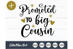 Promoted to Big Cousin SVG, Cousin SVG, Cousin Quote, Cousin Product Image 2