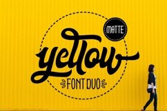 Web Font Yellow Matte Product Image 1