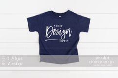 TShirt Mockup NAVY | 3001T Bella Canvas T-shirt Mock up Product Image 1