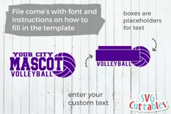 Volleyball SVG | Volleyball Template 0018 | Shirt Design Product Image 5